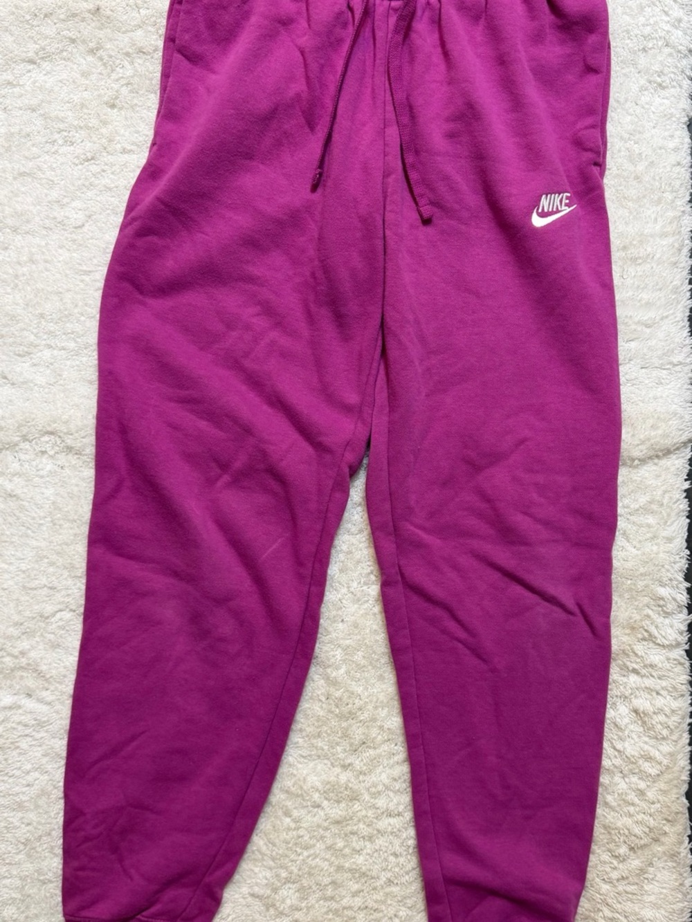 Nike Kids Bright Magenta Fleece Joggers